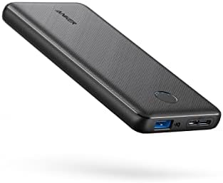 Anker Portable Charger, Power Bank, 10,000 mAh Battery Pack with PowerIQ Charging Technology and USB-C (Input Only) for iPhone 15/15 Plus/15 Pro/15 Pro Max, iPhone 14/13 Series, Samsung Galaxy