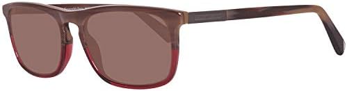 Ermenegildo Zegna EZ0045/S 65J Burgundy Square Sunglasses for Womens