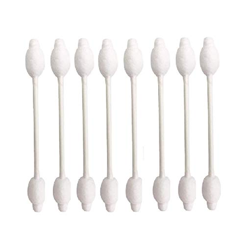 Baby Cotton Swabs, Organic Fragrance and Chlorine-Free Kids Safety Swabs, 100% Biodegradable Gentle Baby Qtips, Hypoallergenic Children Cotton Buds|4 Packs of 55 Swabs (220 Total)