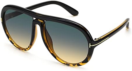 Karsaer Oversized Vintage Aviator Sunglasses for Men Women，Big Retro Round Aviator Sunglasses K7132