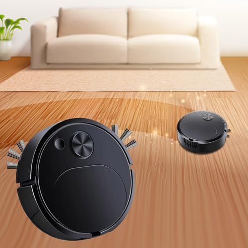 Sweeping Robot 2024 Deals Mop Suction Intelligent 3-in-1 Cleaning Machine Robot Vacuum Robot Mop Vacuum Mop Robotic Vacuum Lazy Vacuum Cleaner Home Appliances Robot Vacuum Cleaner (BK)