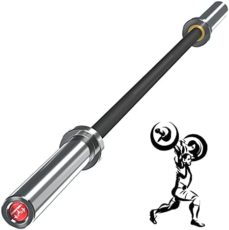 7ft 5ft Olympic Barbell Weightlifting Barbell for 2 Inch Weight Plates, Perfect for Home Fitness ( 400lb/700lb )