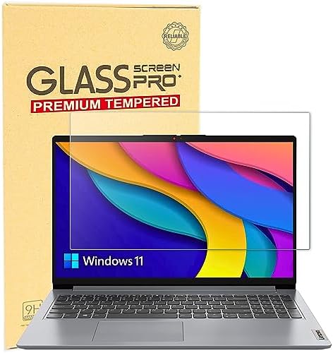 Tempered Glass Screen Protector for Lenovo IdeaPad 3/IdeaPad 3i/IdeaPad 5/IdeaPad 5i/IdeaPad 1 1i 15.6 ", Yoga 7 7i 15.6, Flex 5 15.6, Legion 5 15.6, Thinkpad 15.5 for Lenovo 15.6 inch Ratio 16:9