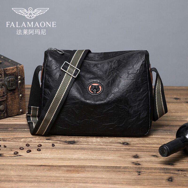 FL Armani Shoulder Bag Men's Messenger Bag New Arrival Backpack Travel Lightweight Poor Bag Satchel Men's Small Bag