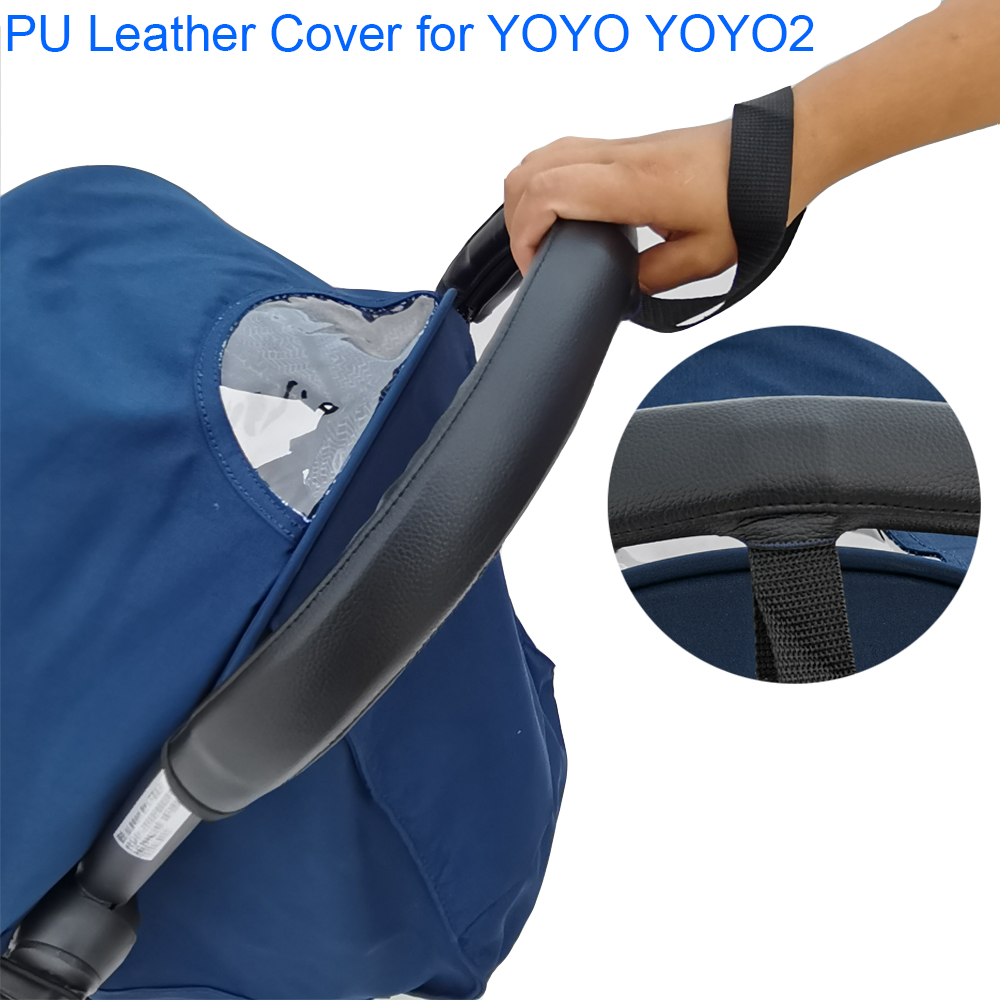 Baby Stroller Accessories PU Leather Protective Case Cover of Armrest and Handle for Babyzen Yoyo Yoyo2 Stroller
