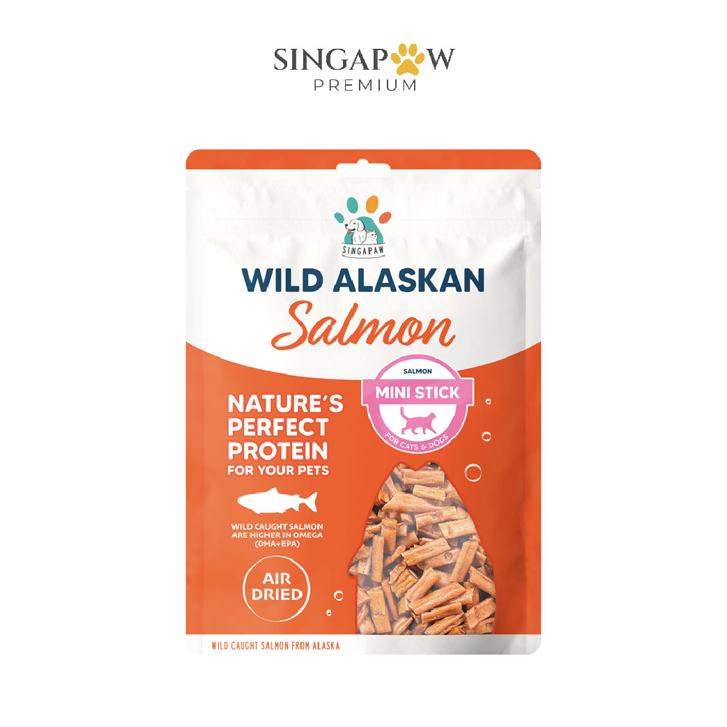 [EXPIRY 2024] Clearance Singapaw Wild Alaskan Salmon Cats & Dogs Treats