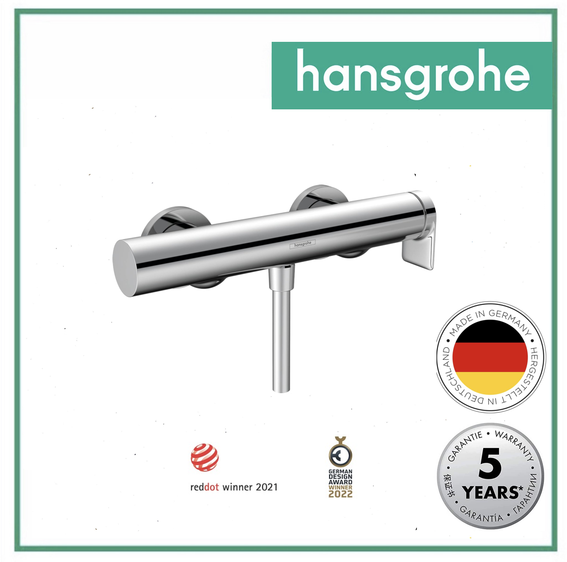 hansgrohe Vivenis Single lever shower mixer Surface Mounted (Chrome)