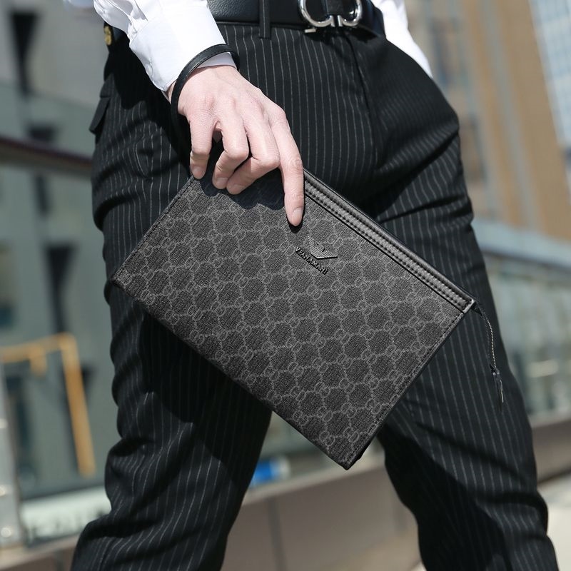 Victoria Fang Armani men's handbag casual clip bag envelope clutch business fashion trend