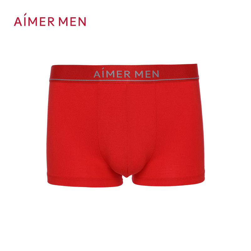 Aimer Men's Trunk Basic Plain Modal Underwear 7colors Comfy NS23C232P