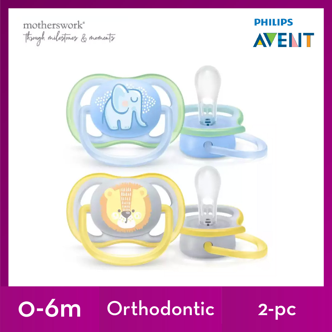 Philips Avent BPA-Free Premium Ultra Air Soother 0-18M+ Twin Pack