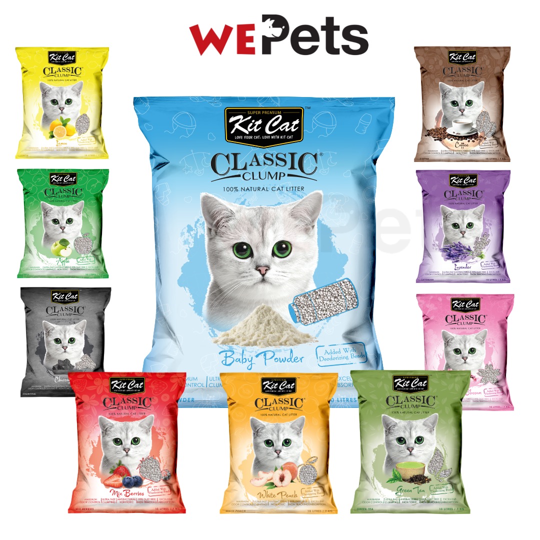 Kit Cat Classic Clump Litter 10L (3/5 packs)