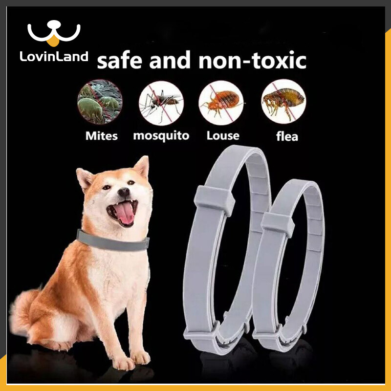 [Lovinland] Pet Pet Insect Repellent Collar Dogs Insect Repellent Collar Adjustable Insect Repellent and Flea Collar Pet Supplies
