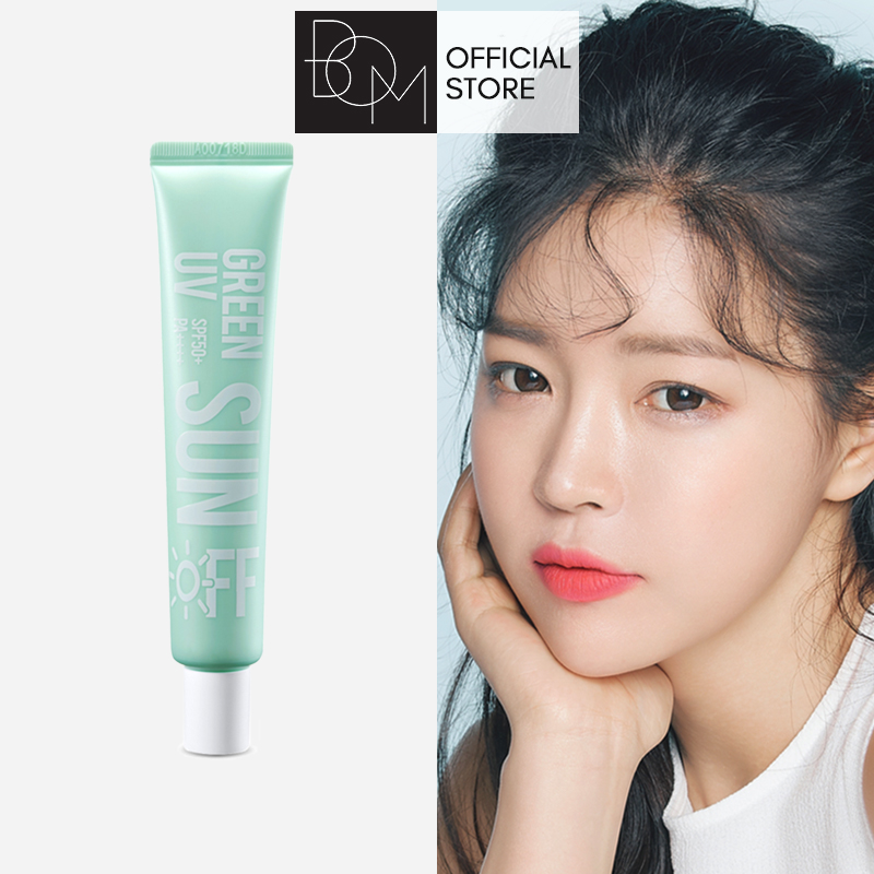 BOM Green UV Sun Off SPF 50+ PA++++ Sun Screen Sun Block SG Official Store